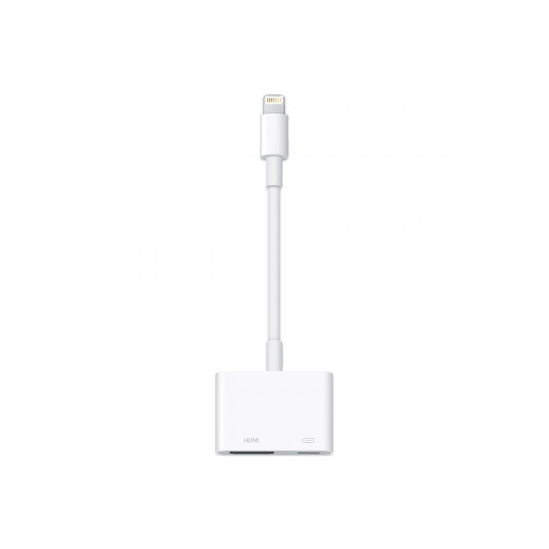 Chrono - Adaptateur HDMI iPhone, adaptateur USB Lightning vers HDMI,  adaptateur AV numérique HDMI 5 en 1 1080P + adaptateur caméra USB +  adaptateur lecteur de carte SD/TF (Blanc) - Adaptateurs - Rue du Commerce